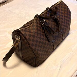 Louis Vuitton Damier Ebene Keepall 45 Bandouliere
